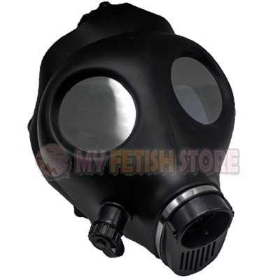 (DM8272)Top quality latex rubber half face conquer gas mask fetish hood accessory breathing control equipment fetish wear